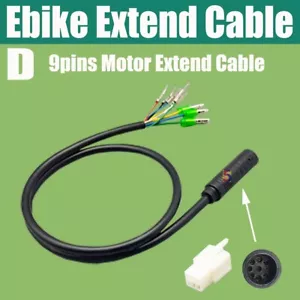 ebike motor DC power cable 9pins cable with hall sensor 1.2m for electric bike - Picture 1 of 7