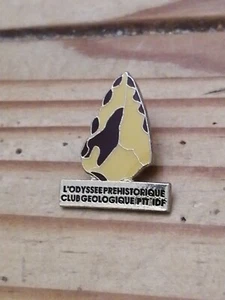 Pin's Pins Pin Enamel* Club Géologique PTT IDF"Odyssee Préhistorique" - Picture 1 of 3