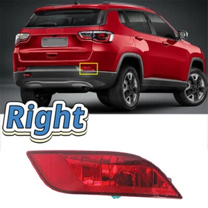 1Pc Right Side Rear Bumper Tail light Reflector Light For 2017-2022 Jeep Compass - Picture 1 of 5