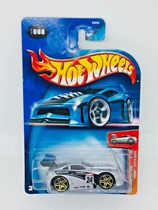 Hot Wheels 2004 First Editions #008 'Tooned Toyota Supra - Silver Supra - Picture 1 of 9