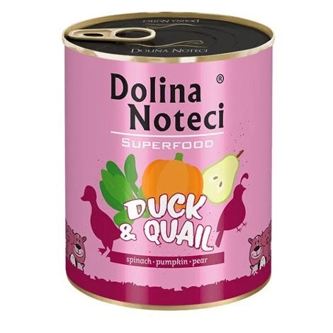 5902921303596 Dolina Noteci Superfood mit Ente und Wachtel - Nassfutter für Hund - Bild 1 von 1