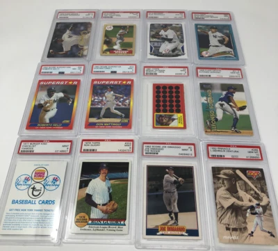 1977 - 2014 - Lote de 12 tarjetas PSA New York Yankee Gehrig, Joe D, Mattingly, AROD, ++ Foto 1 de 3