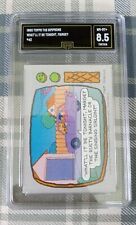1990 Topps SIMPSONS #42 Card GMA not PSA Grade 8.5 Homer & Marge NM Rookie