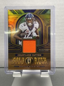Courtland Sutton 2023 Panini Gold Standard Gold Rush # /299