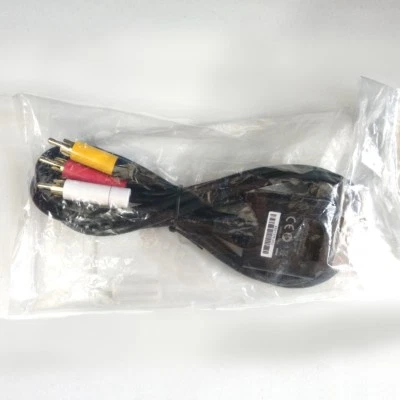 Genuine Microsoft Xbox 360 Composite Video A/V Cable X821376-002 Original - Image 1 of 3