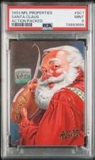 1993 NFL Properties Action Packed Santa Claus PSA 9 POP 6