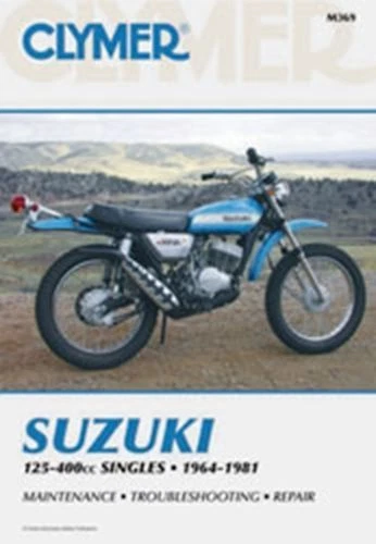 Clymer M369 Service & Repair Manual for 1964-81 Suzuki 125-400CC Singles - Image 1 of 1