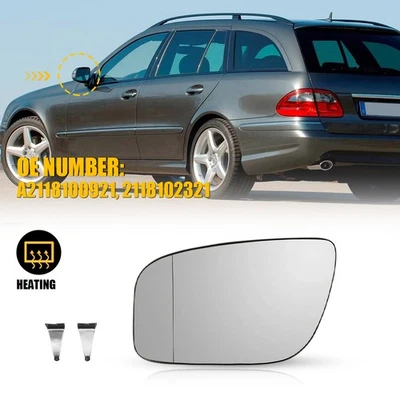Espejo retrovisor térmico delantero izquierdo para Mercedes-Benz E320 E350 E550 E63 AMG 2007-09 Foto 1 de 4