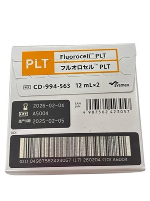Reactivo PLT Fluorocell CD-994-563 2x12 ml para analizadores serie XN EXP 2/26 Foto 1 de 2