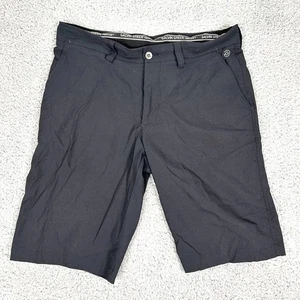 Galvin Green Golf Shorts Mens Medium Black Performance Stretch Lightweight Logo - Picture 1 of 7