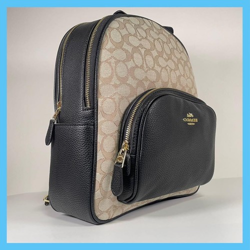 Zaino Coach Signature MarronexNero C5671 Outlet NUOVO dal GIAPPONE