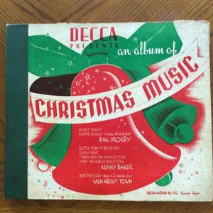(4) LOT ALBUM 78 TOURS "UN ALBUM DE MUSIQUE DE NOËL" BING CROSBY, KENNY BAKER, HOMMES - Photo 1 sur 13