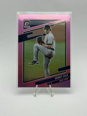2021 Donruss Optic Gerrit Cole #200 Pink Prizm New York Yankees - Image 1 of 2