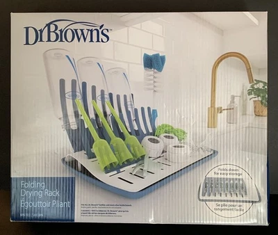 Dr. Brown’s Folding Baby Bottle Drying Rack, NEW, Original Box - Image 1 of 4