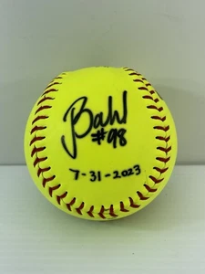 Jordy Bahl signed Softball Autogramm - Bild 1 von 6