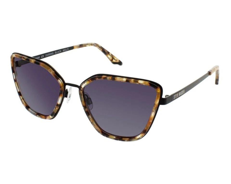 Steve Madden - Dariing - Black Multi - Women's Sunglasses - 100% UV - 55-17-140 - Imagem 1 de 1