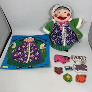 Child's Play There Was An Old Lady Who Swallowed A Fly Plush & Book - Picture 1 of 7
