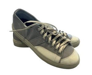Opie Way Canvas Lo Top In Grey Cone Denim Vintage Deadstock NWOT  - Picture 1 of 17