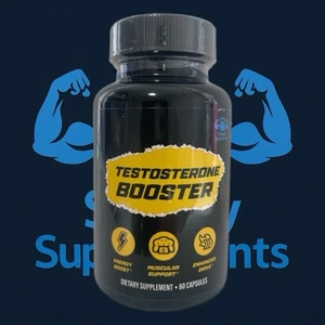 Testosterone Boost Supplement for Men – Supports Muscle Gain, Performance - Picture 1 of 5