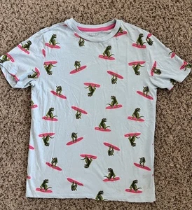 CAMICIA TAVOLA DA SURF DINOSAURO RAGAZZO VECCHIA MARINA TAGLIA 14-16 - Foto 1 di 2