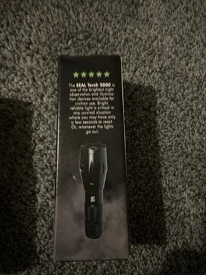 Torcia Jason Hanson Seal 2000 torcia metallo zoomabile luminosità 2000 lumen - Immagine 1 di 4