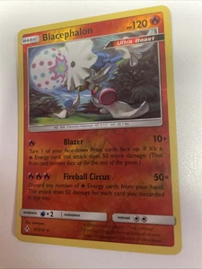 Pokemon TCG SM Unbroken Bonds 32/214 Blacephalon Reverse Holo Rare NM Free Ship - Picture 1 of 2