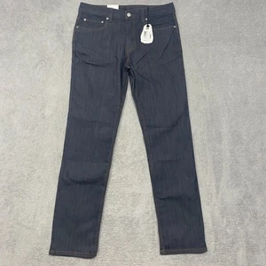 Prana Jeans Herren 32x32 blau Bridger Slim Straight leichte dunkle Waschung Denim - Bild 1 von 7