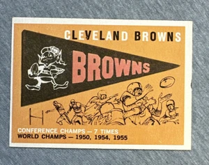 *1959 Topps #38 Cleveland Browns ¡Campeones de la Conferencia!!! - Imagen 1 de 2