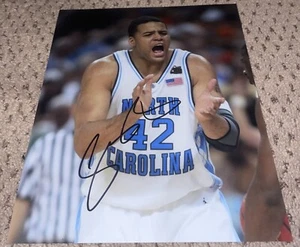 SEAN MAY SIGNED 8X10 PHOTO UNC BASKETBALL AUTOGRAPH NORTH CAROLINA TAR HEELS - Picture 1 of 1