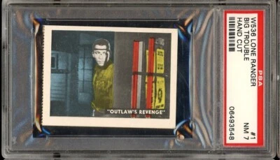1950-60 W536-2 Lone Ranger Perforated #1 Big Trouble PSA 7 - Image 1 of 2