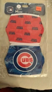 Chicago Cubs 2er Pack Erwachsene Stoff Gesichtsmaske Abdeckung Neu in Verpackung - Bild 1 von 1