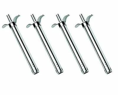 Stainless Steel Gas Lighter Easy to Use For Kitchen Gas Stove Uses, Silver 4 Pcs - Image 1 of 4