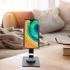 Rotating Mobile Phone Bracket Holder for Desk Tabletop Adjustable Cell Stand - Photo 1 sur 12