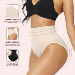 Seamless Steel Bones Panty Tummy Control Underwear Butt Lifter Shaping Briefs - Picture 1 of 14