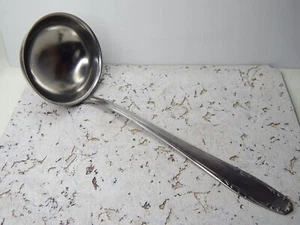 Vintage Soviet Soup Ladle ZID Stainless Steel USSR 1960s Marked Kitchen Tool - Picture 1 of 6
