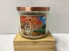 Bath & Body Works 3 Wick Candle RADIANT RED MAPLE  14.5 oz So Good!
