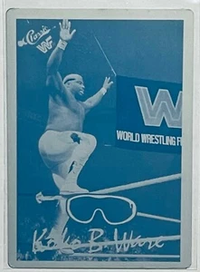 1/1 KOKO B WARE 1990 CLASSIC WWF CARD #82 PRINTING PRESS PLATE WRESTLING VINTAGE - Picture 1 of 2