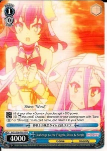 4x Challenge to the Flugels, Shiro & Steph Weiss Schwarz Promo TCG Card - Picture 1 of 1