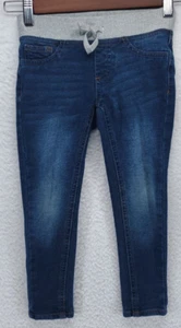 Arizona Jean Co. Girls Jeggings – Dark Denim – Size 5 Regular – Elastic Waist - Picture 1 of 7