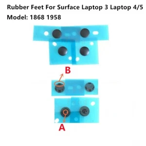 4 Stück Neu für Surface Laptop 3 1868 Gummifüße Laptop 4 1958 Schwarz - Bild 1 von 4