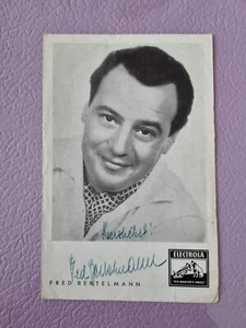 Autogrammkarte Fred Bertelmann - Bild 1 von 2