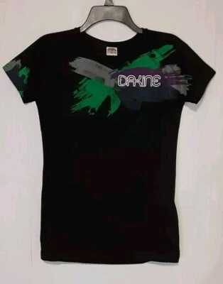 Camisa atlética de manga corta Dakine para mujer talla mediana, negra Foto 1 de 4