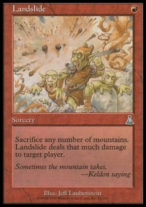 Landslide x4 4x Urza's Destiny casi nuevo como nuevo Magic The Gathering - Imagen 1 de 1
