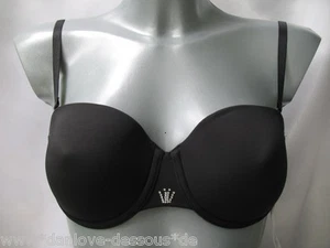 Triumph Adorable Curves Wdp 70 Cup B - C Cup Bra Strapless Black/Skin - Picture 1 of 6