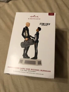 Commander Saru and Michael Burnham Star Trek 2019 Hallmark Ornament - Picture 1 of 2