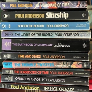 Poul Anderson  Fritz Leiber Lot  Of 10 Vintage Paperback Books - Picture 1 of 1