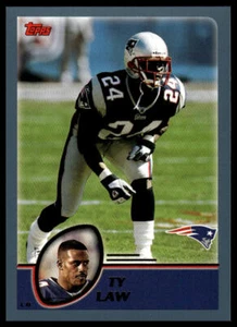 2003 Topps #193 Ty Law Black #/150 - Picture 1 of 2