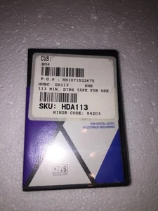 VINTAGE NUEVO Sellado HHB DA113 Para Audio Digital Cinta de Grabación Multipista - Imagen 1 de 2