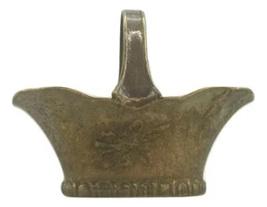 Antik Messing Blumenkorb Mittelstück Küche Obstschale Obstschale - Bild 1 von 3