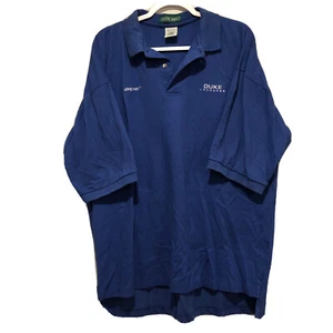 Duke Blue Devils Lacrosse Brine Stitched Outer Banks Blue Polo Size Men’s 2XL - Picture 1 of 5